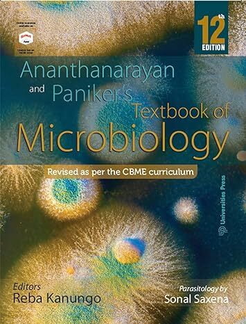 ANANTHANARAYAN AND PANIKER'S TEXTBOOK OF MICROBIOLOGY, TWELFTH EDITION