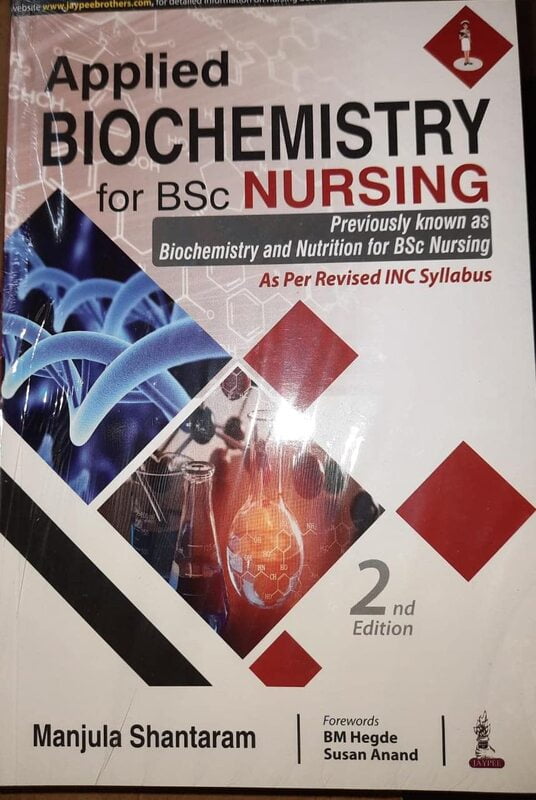 APPLIED BIOCHEMISTRY FOR BSC NURSING-MANJUALA SHANTARAM