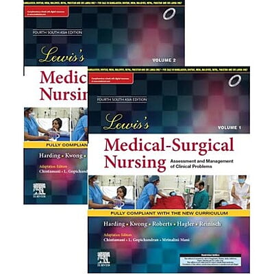 Lewis's Medical-Surgical Nursing Assessment and Management of Clinical Problems, Fourth South Asia Edition (Two Volume Set)