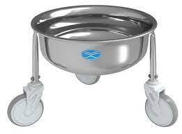 KICK BUCKET 285 WITH CASTOR ( S.S ) KICK BUCKET 285 WITH CASTOR ( S.S )